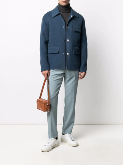 Sandro worker wool-felt jacket outlook