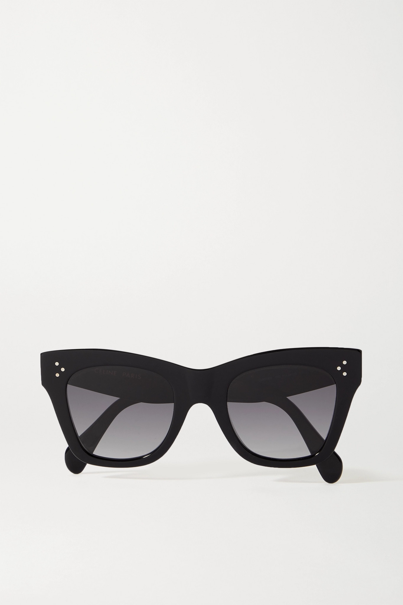 Oversized cat-eye tortoiseshell acetate sunglasses - 1