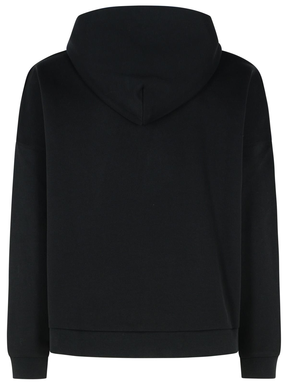 Palm Angels 'Crystal' Black Cotton Sweatshirt Men - 3