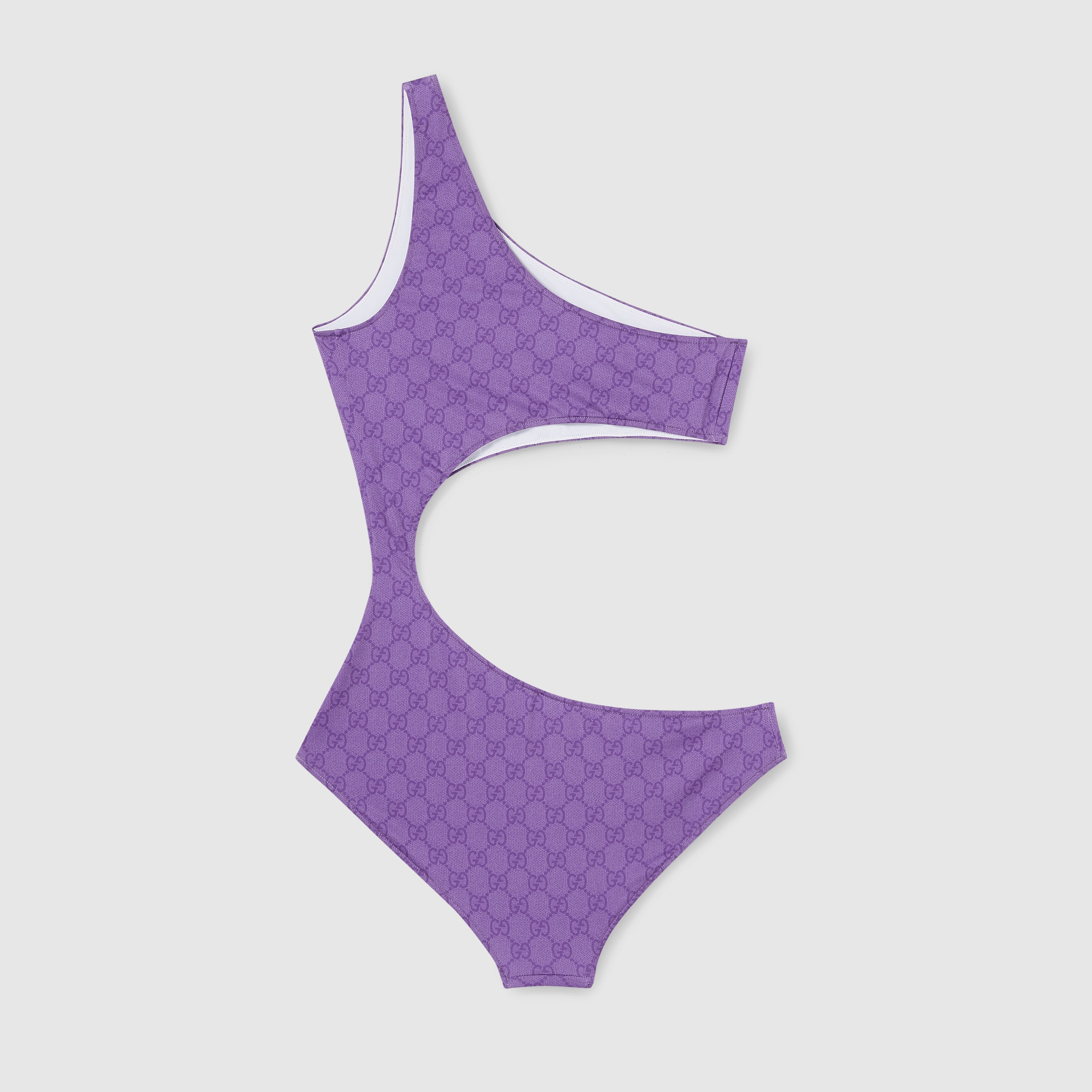 Printed GG stretch jersey swimsuit - 7