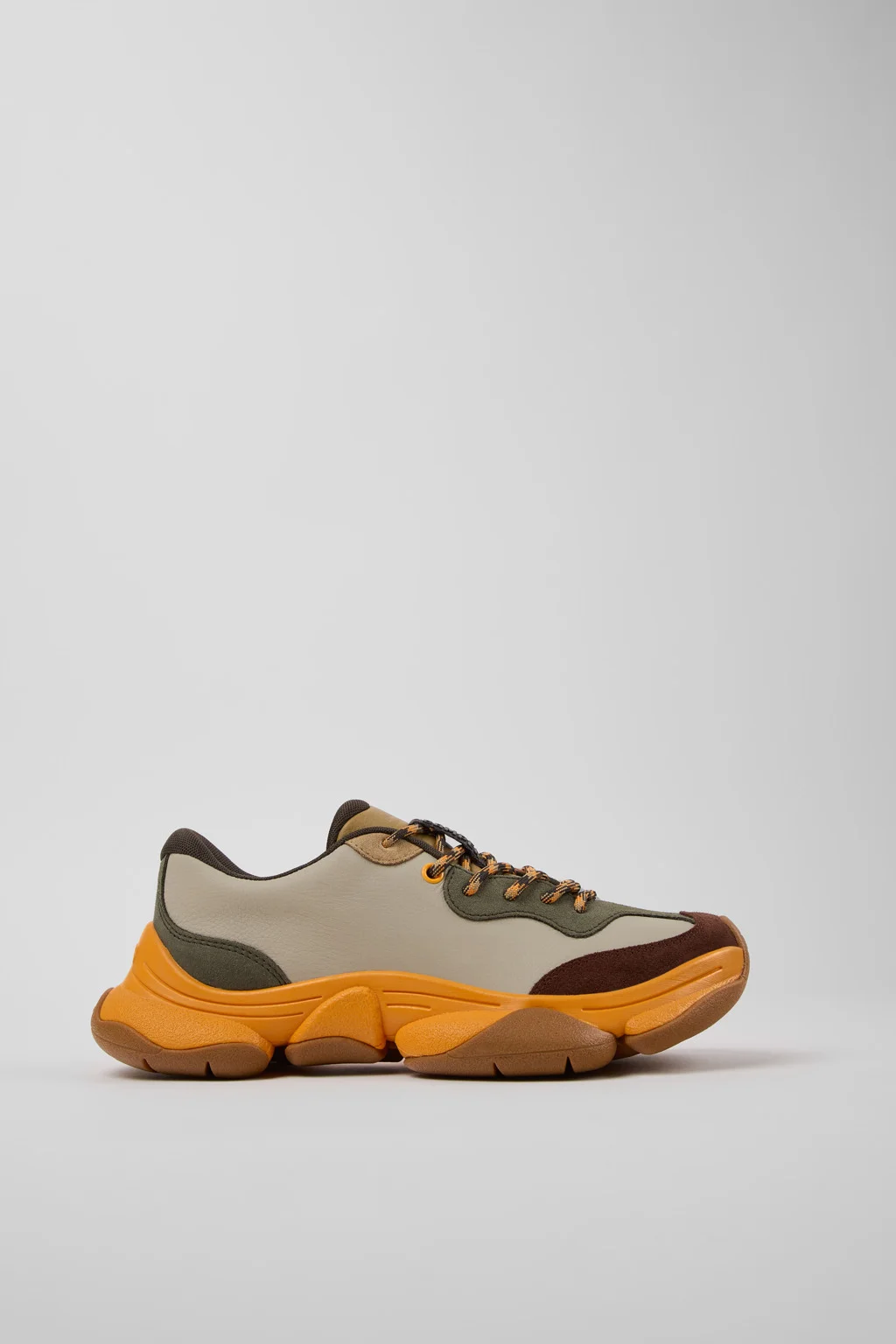 Twins Multicolor Leather and Nubuck Sneakers for Women. - 1