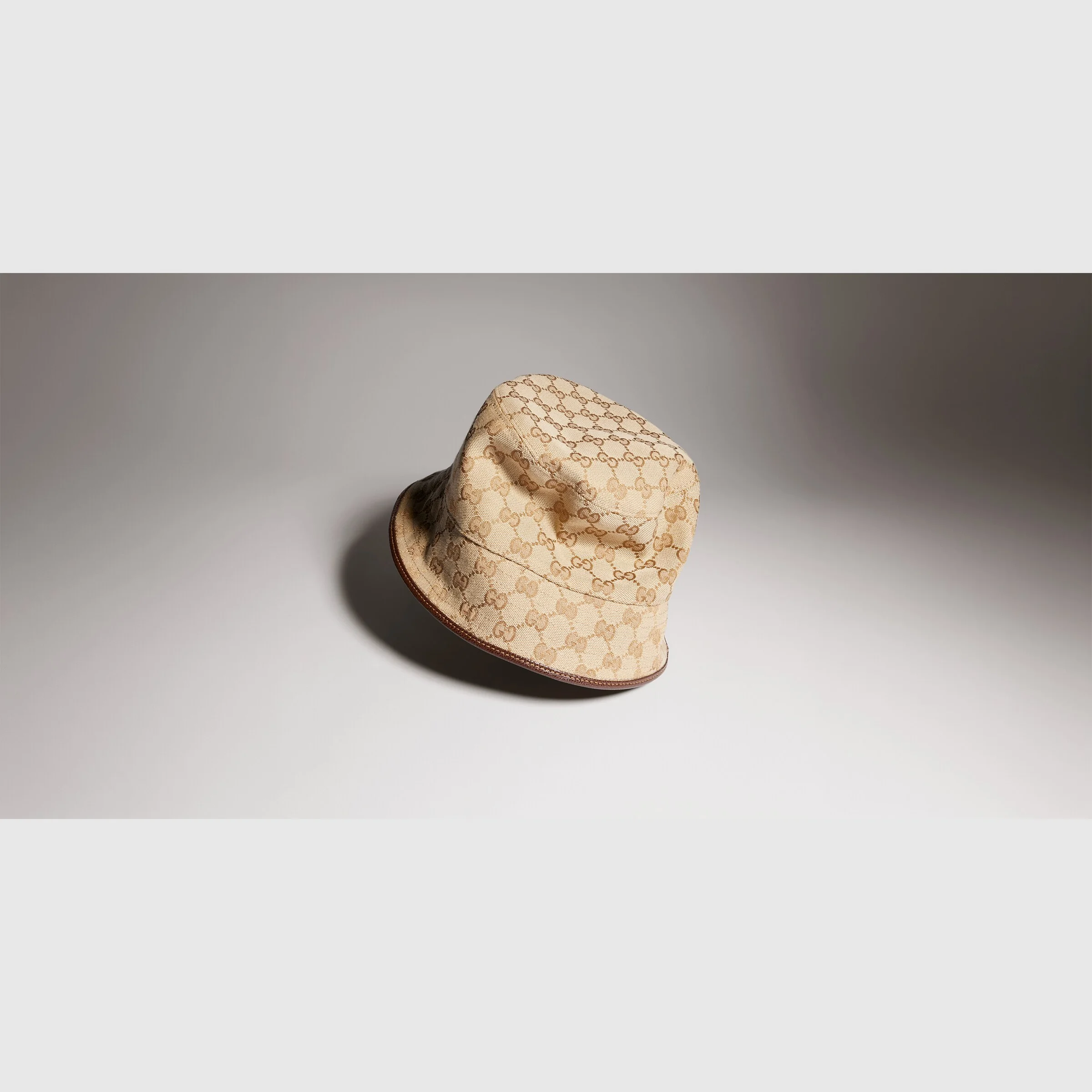 GG cotton canvas bucket hat - 1