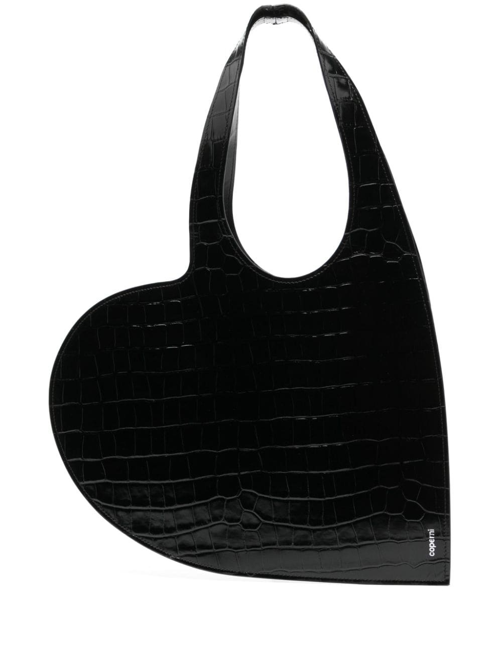 Mini Heart leather tote bag - 1
