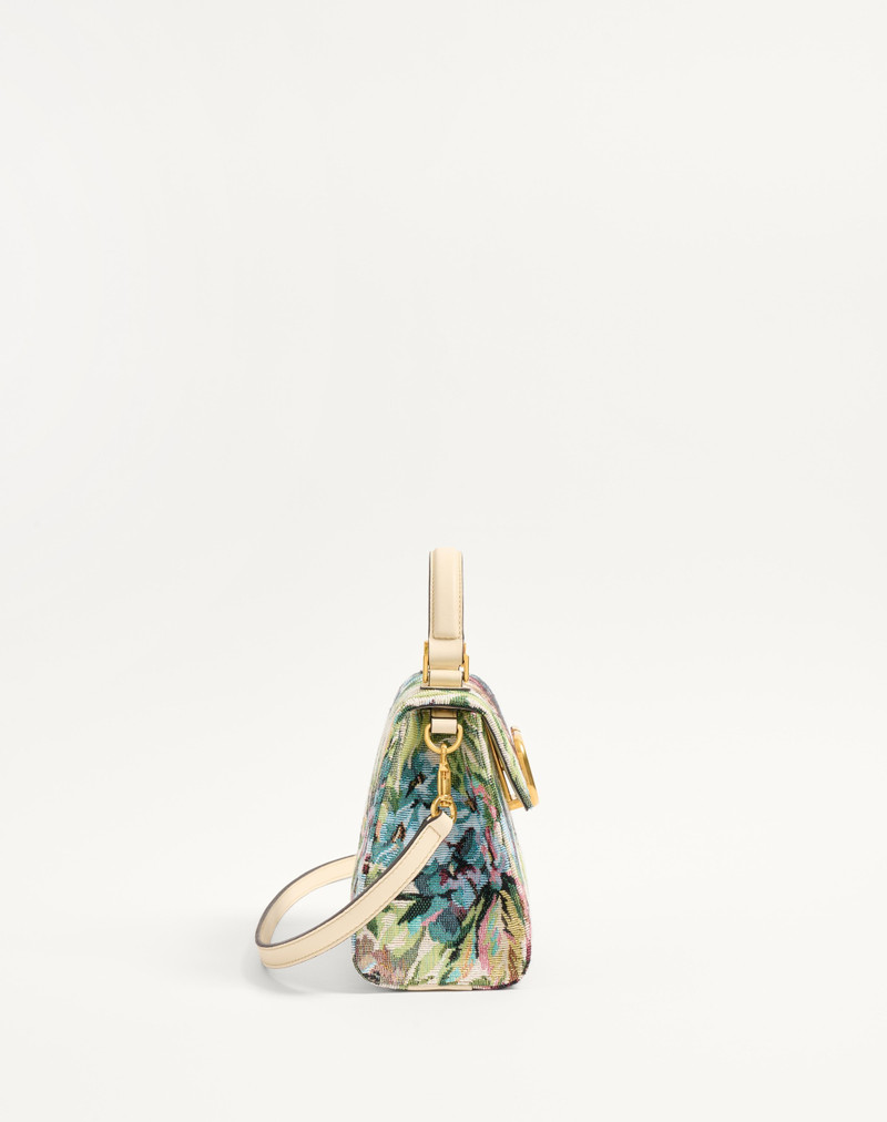 VALENTINO GARAVANI VSLING SMALL HANDBAG IN VOYAGE IMAGINAIRE JACQUARD FABRIC 4