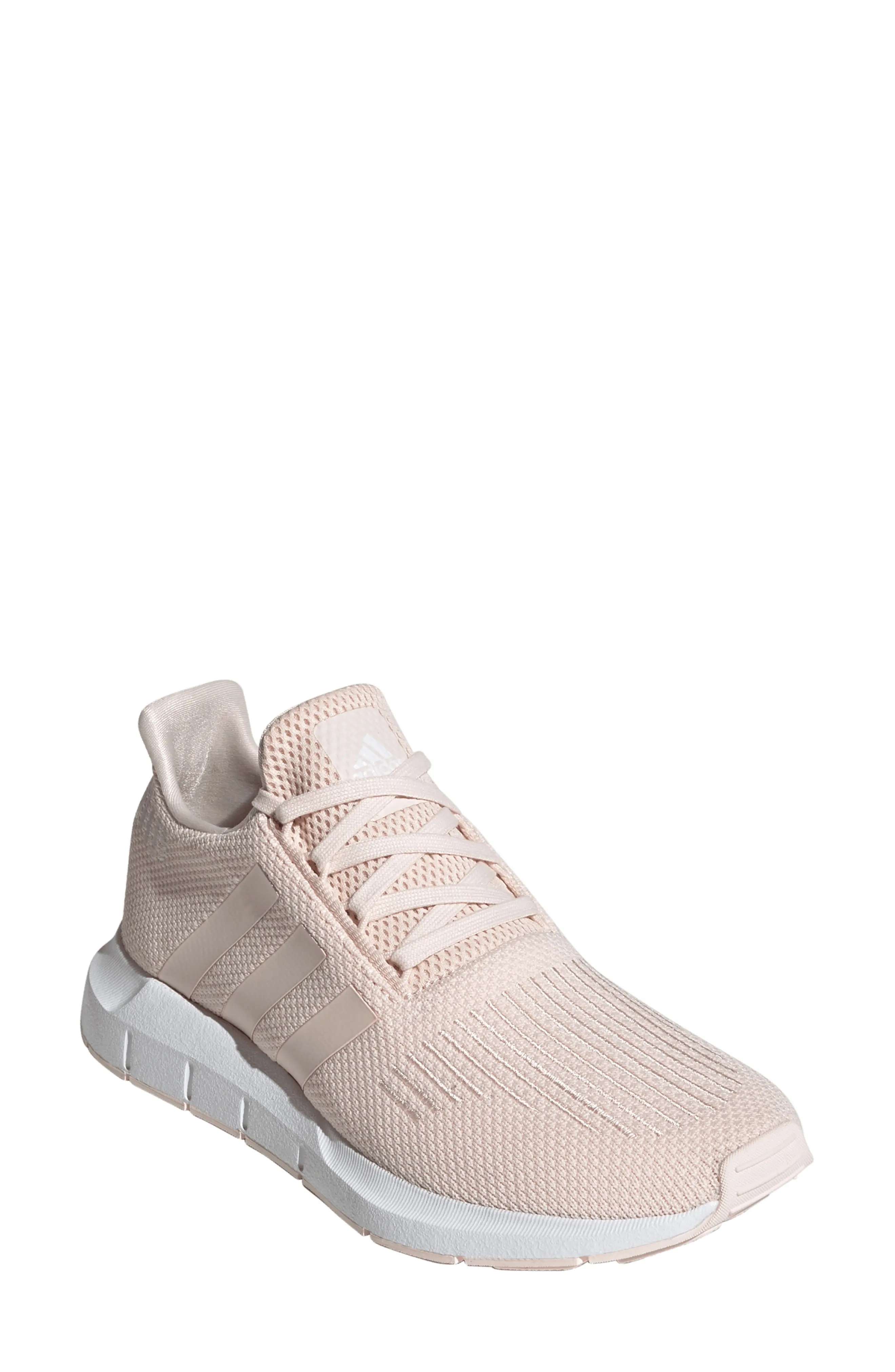 adidas Swift Run 1 Running Shoe in Quartz Quartz White REVERSIBLE
