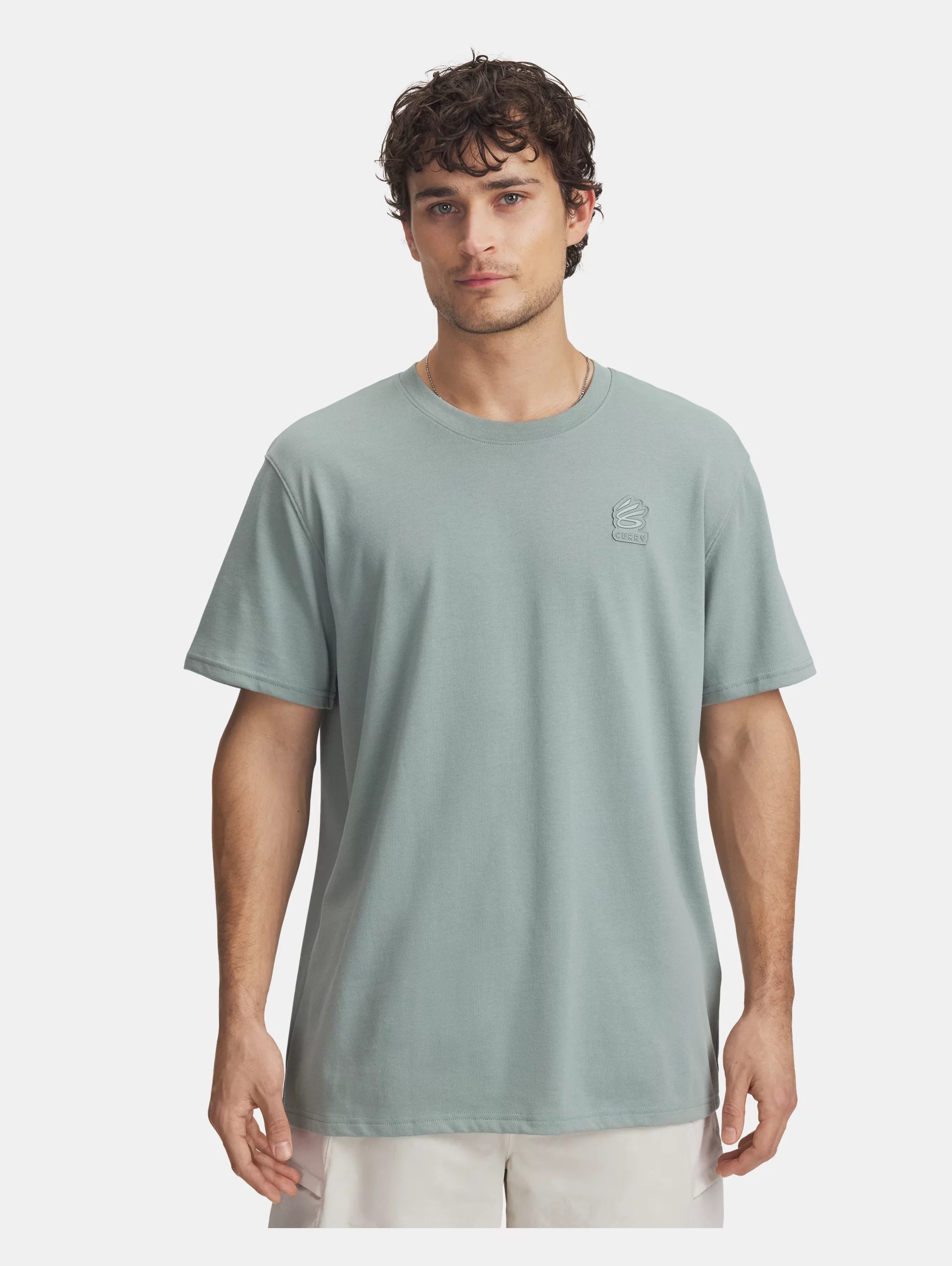 ★UNDER ARMOUR★Curryヘビーウェイトトレンド Tシャツ Under Armour Men's Curry Heavyweight Trend T-Shirt | REVERSIBLE