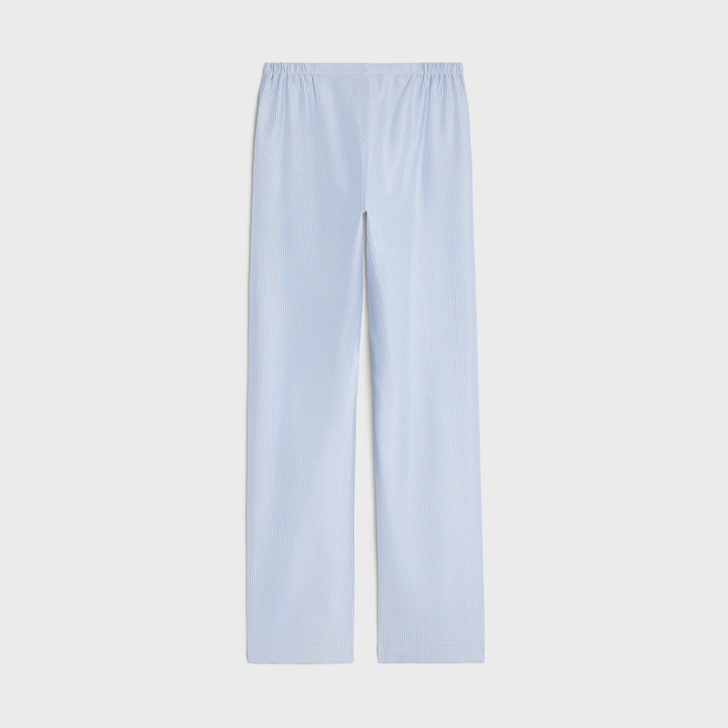 CELINE pajama pants in striped silk outlook