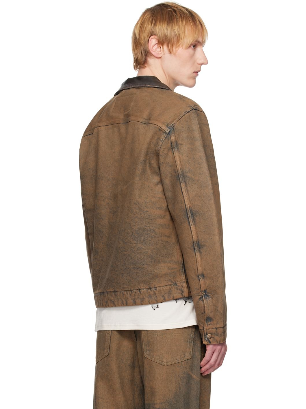 Brown D-Rohe-S Denim Jacket - 3