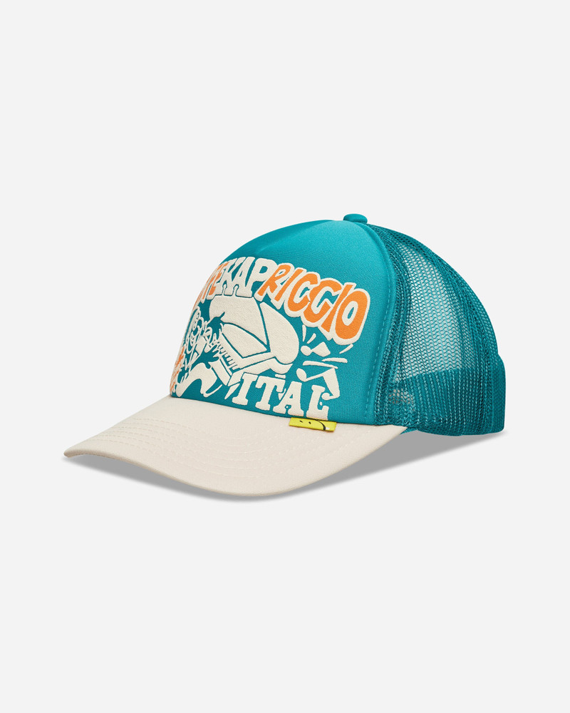 Kapital Life Kapriccio Track Cap Turquoise / Ecru outlook