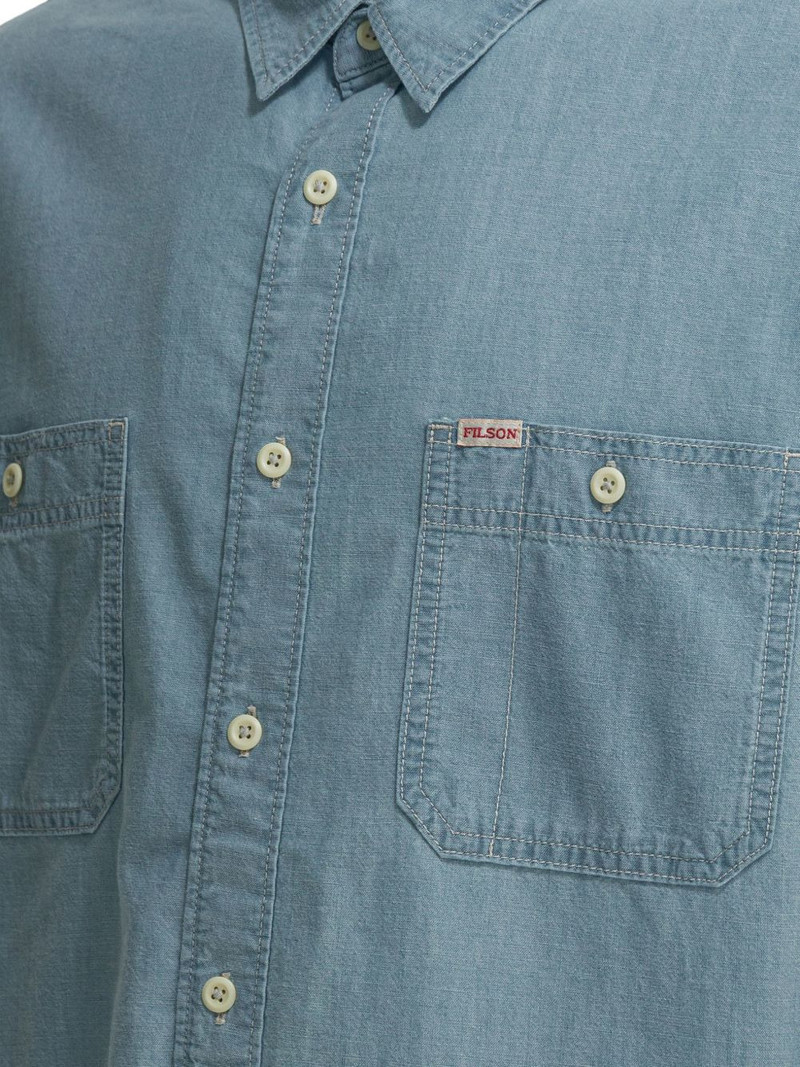 Chambray CPO denim shirt 4