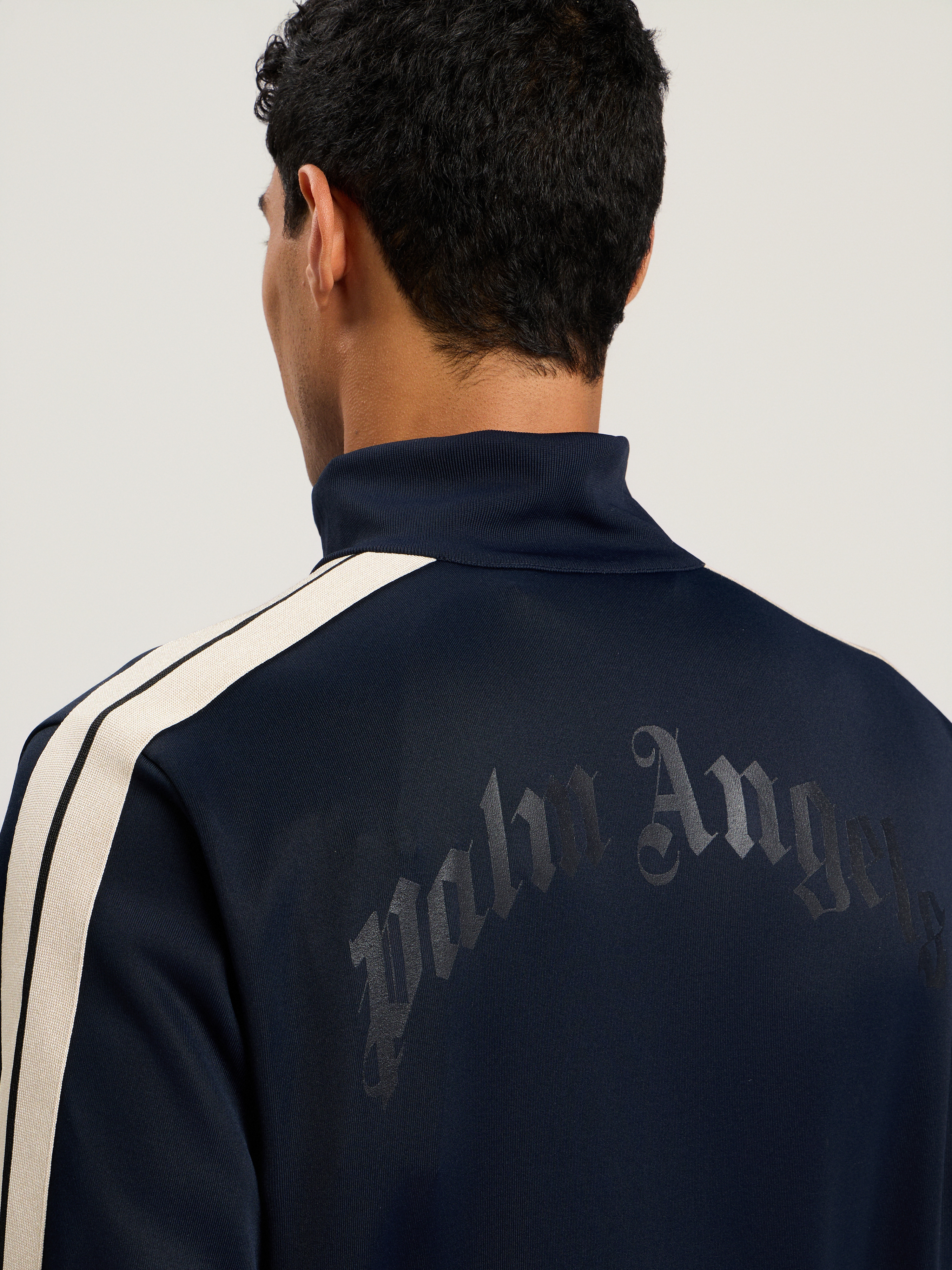 Curved Logo Zip-Up Track Jacket - 6