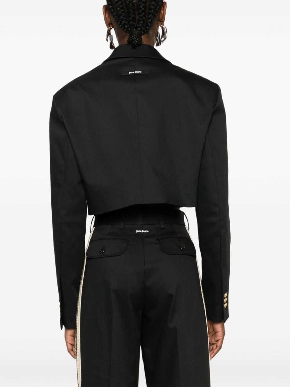 cropped blazer - 4