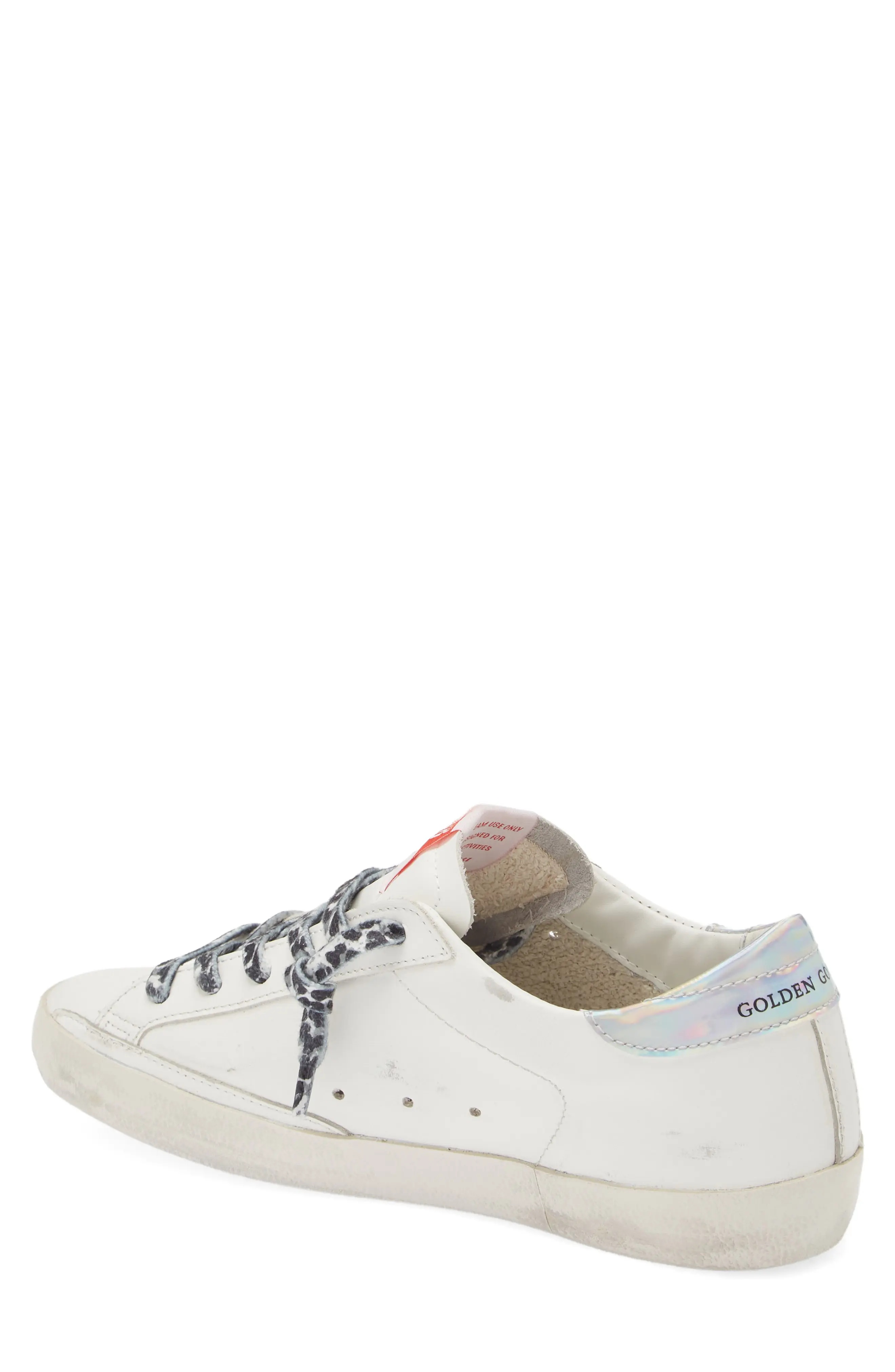 Super-Star Sneaker in Optic White/Silver - 2