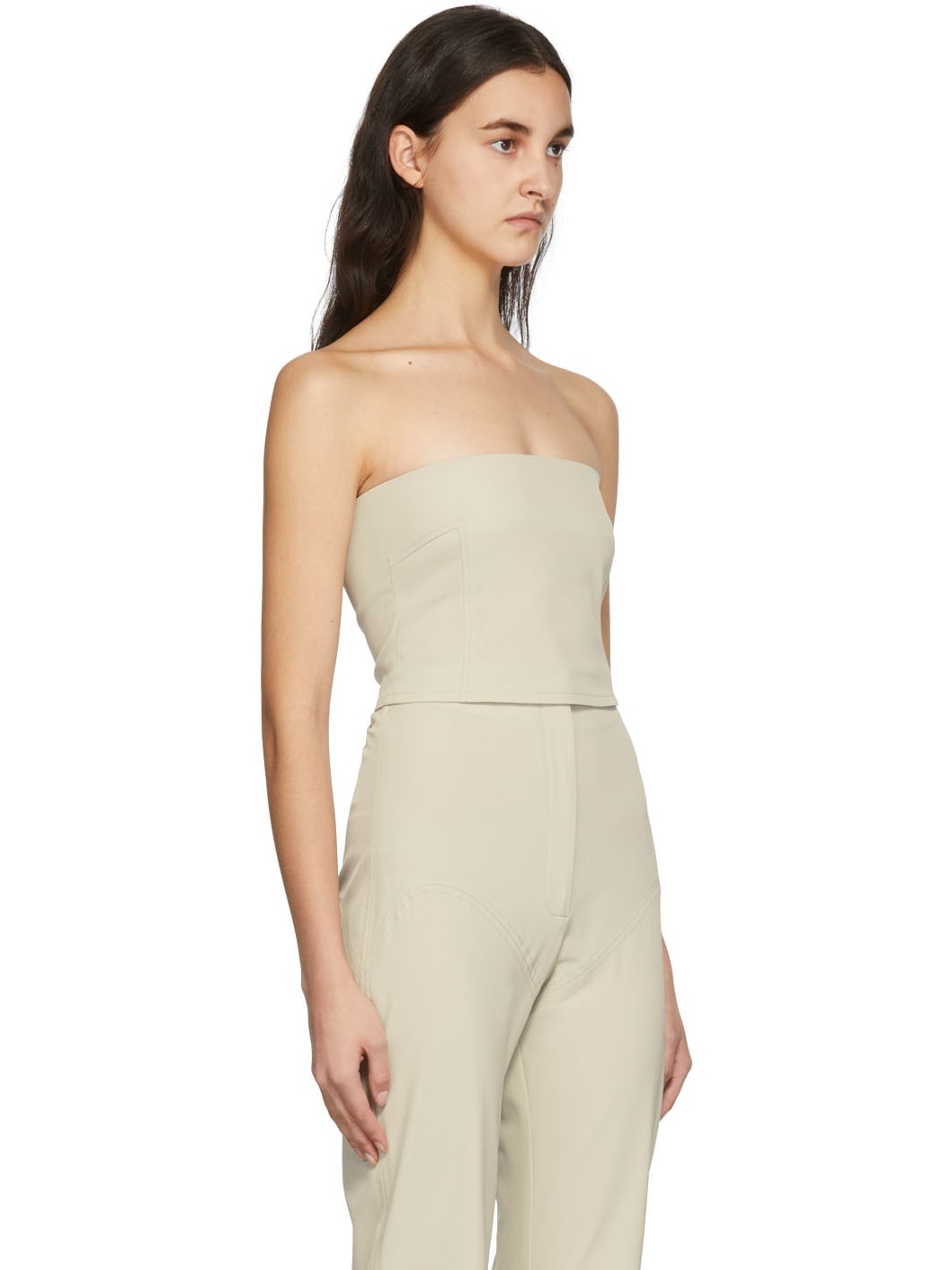 Taupe Audrey Tank Top - 2