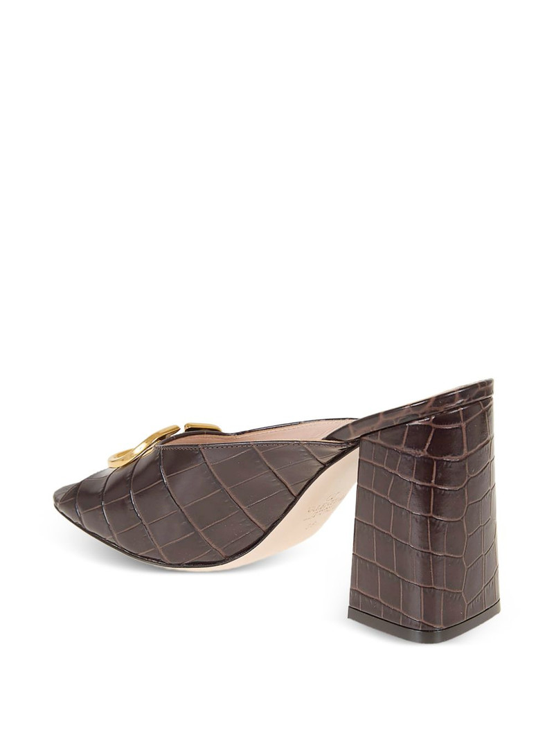 logo-detail heeled sandals 3