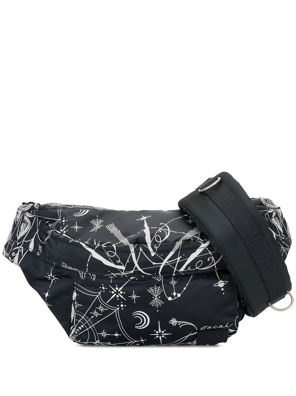 graphic print belt bag - 1