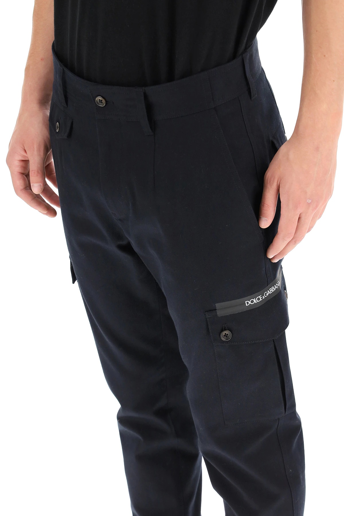 COTTON CARGO TROUSERS - 5