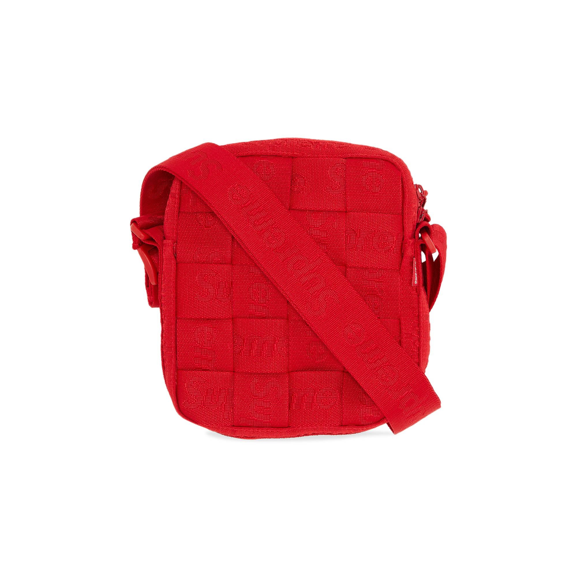 Supreme Woven Shoulder Bag 'Red' - 1