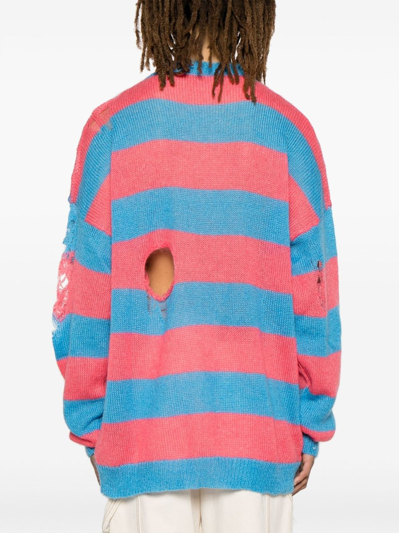 distressed striped jumper 4