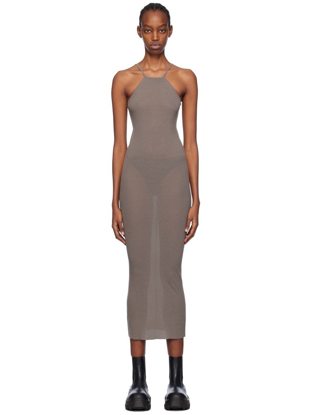 Gray Skorpio Midi Dress - 1