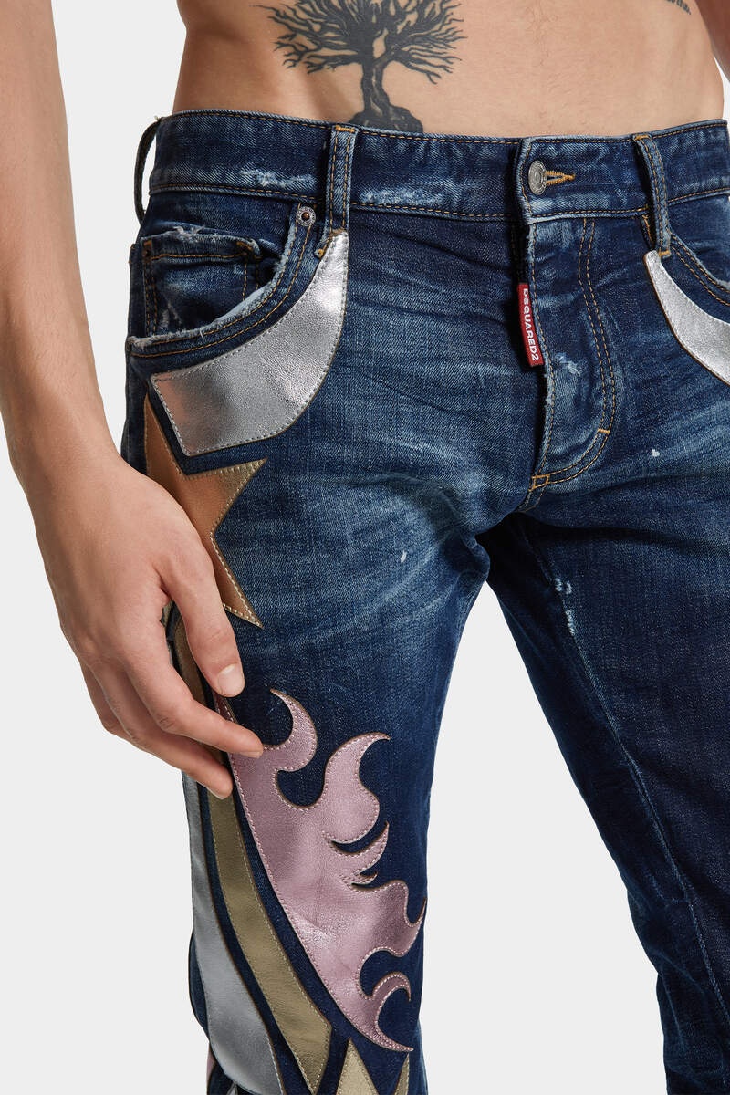 WRESTLERMANIA WASH SHARPEI FLARED BOOTCUT JEANS - 5