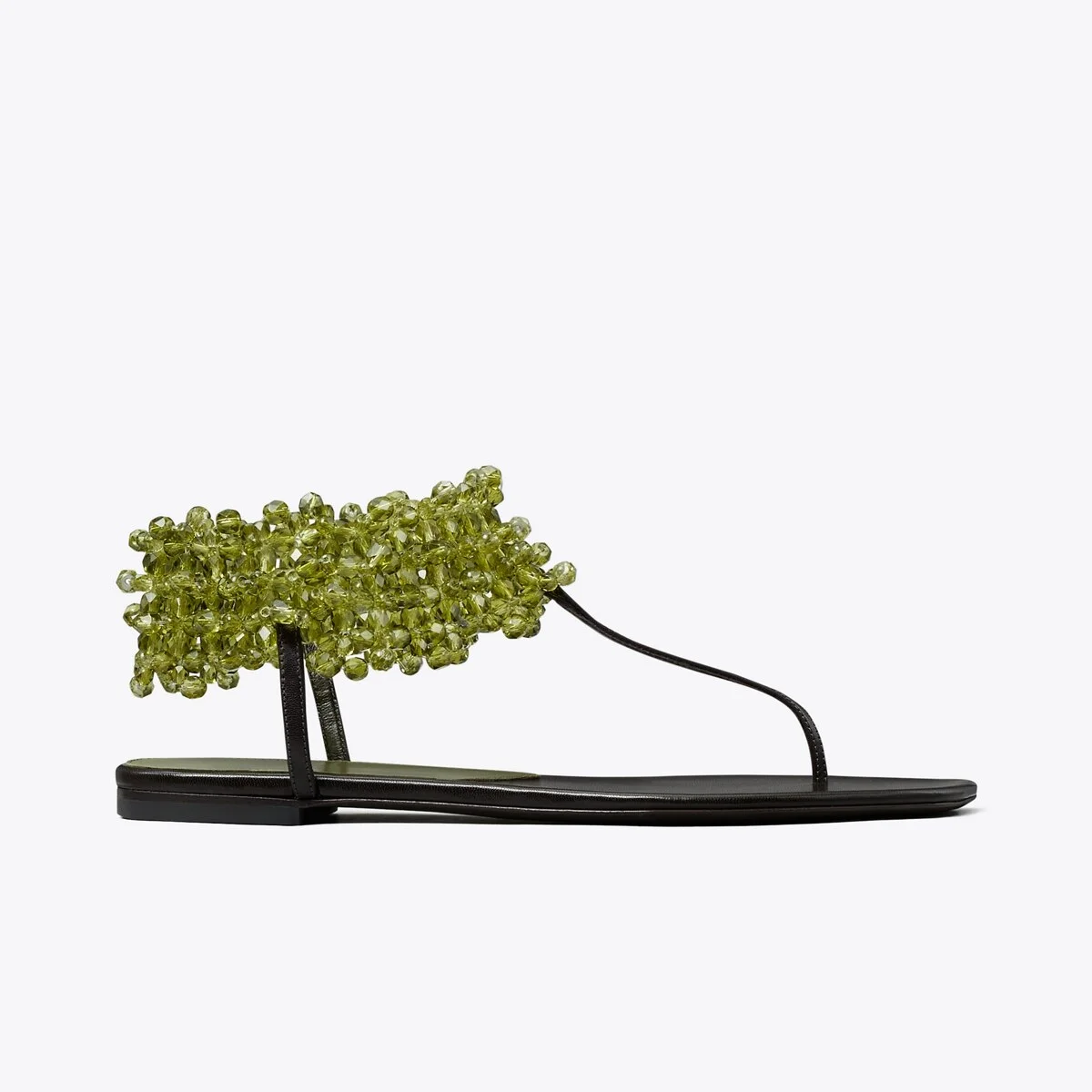 Beaded Flat Sandal - 1