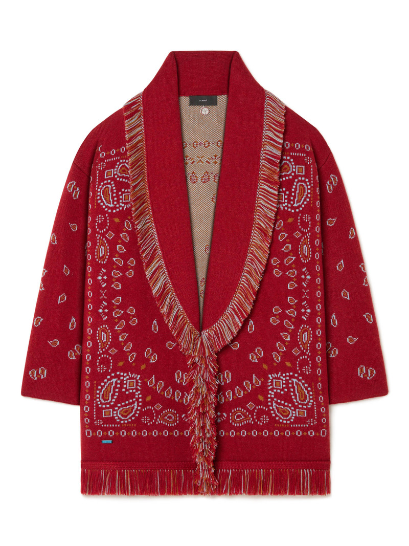 Bandana Jacquard Cardigan 1