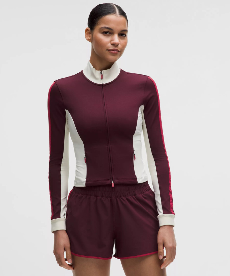 Striped Slim-Fit Track Jacket 1
