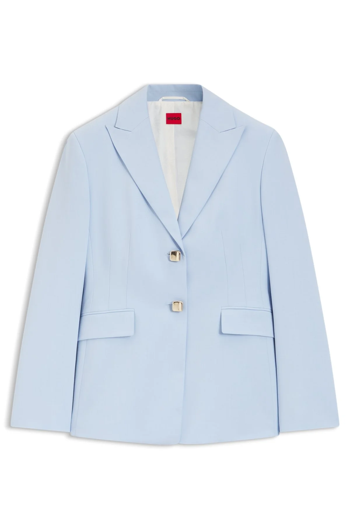 REGULAR-FIT BLAZER WITH GOLD-TONE BUTTONS - 1