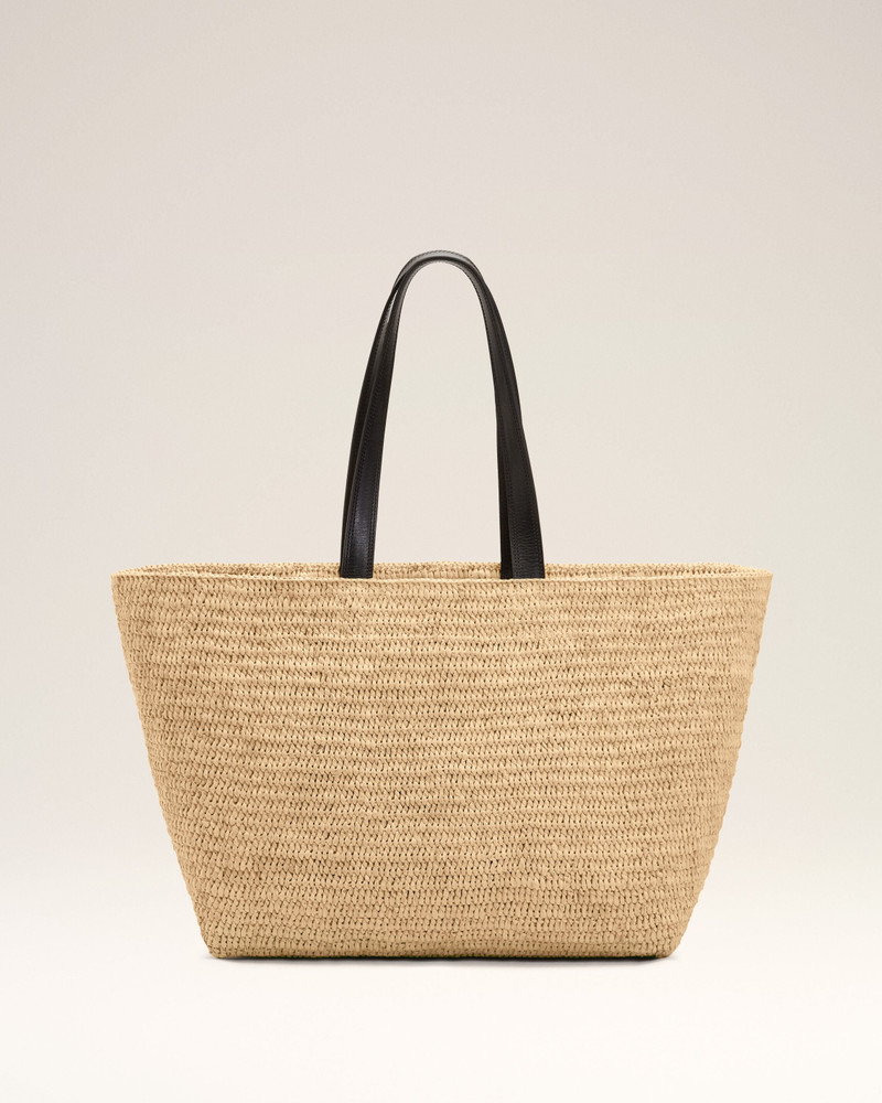 NATURAL RAFIA AMI DE COEUR TOTE BAG 4
