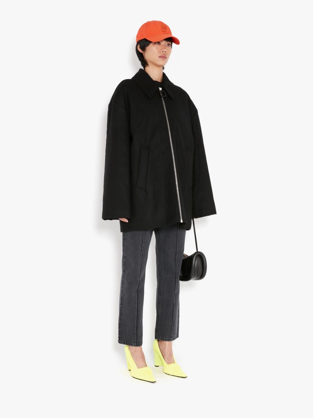 PADDED WOOL SHORT COAT - 3