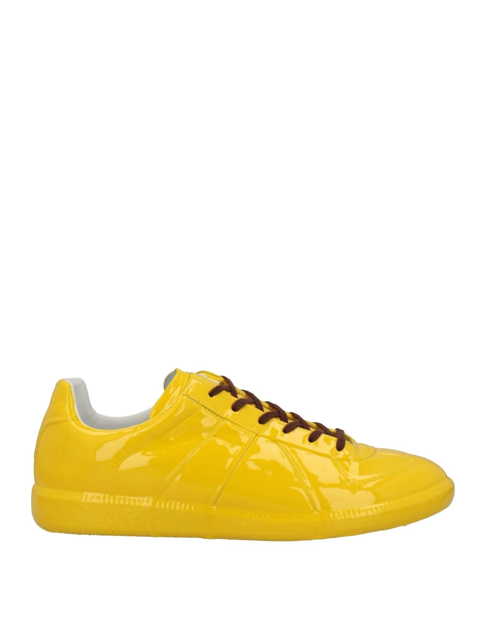 Yellow Men's Sneakers - 1