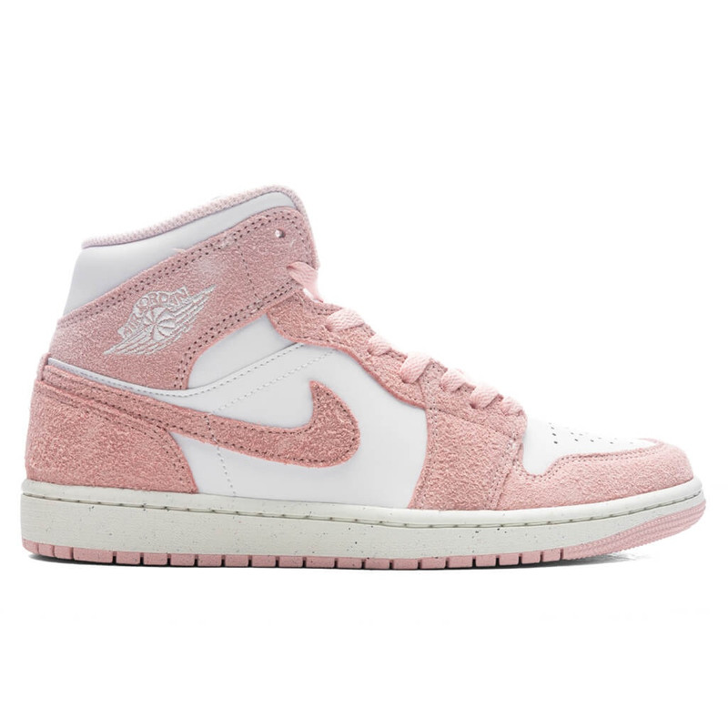 AIR JORDAN 1 MID SE - WHITE/LEGEND PINK/SAIL - 1