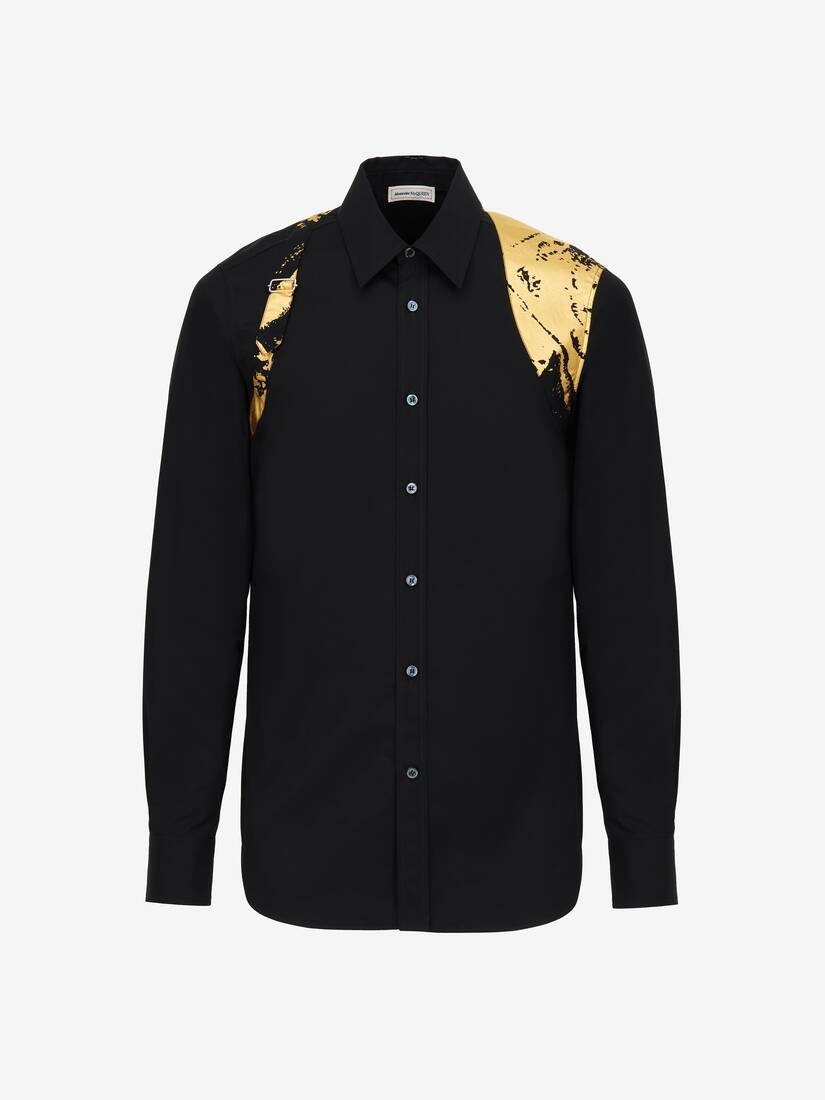 Men's Fold Harness Shirt in Black - 1