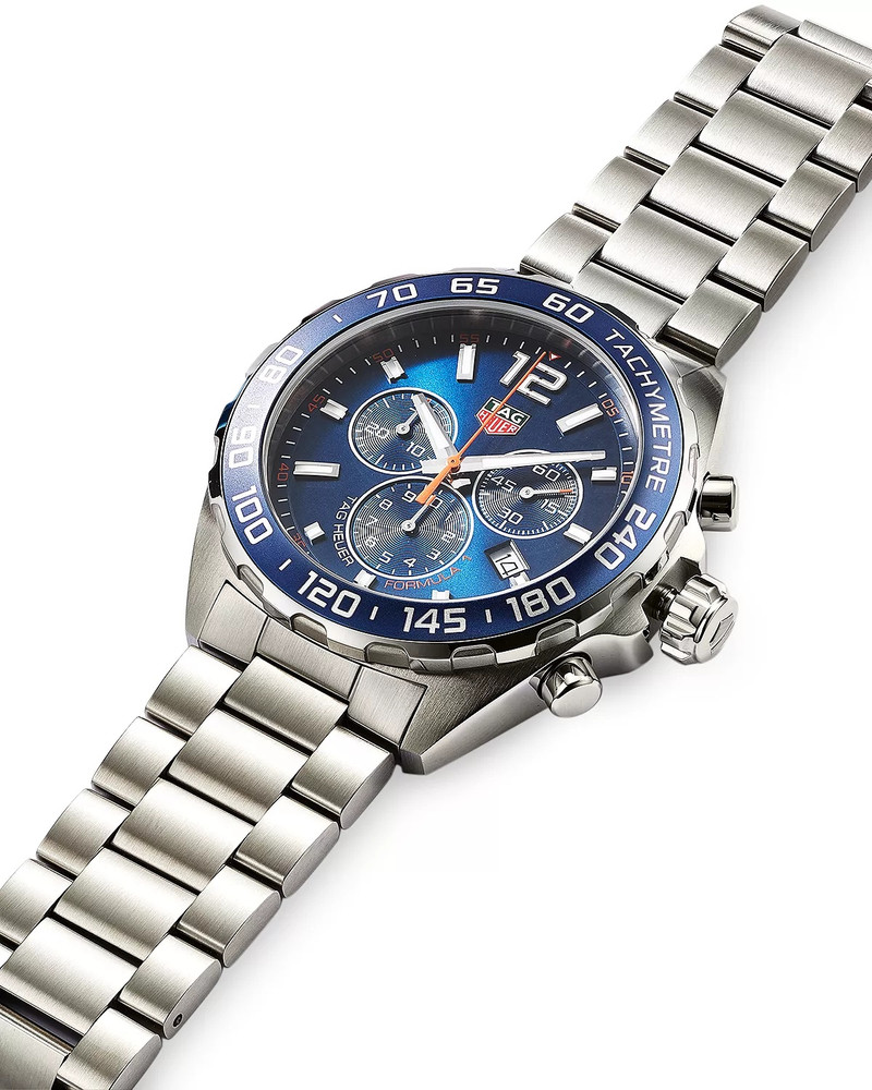 Formula 1 Quartz Men's Blue Steel Chronograph, 43mm 4
