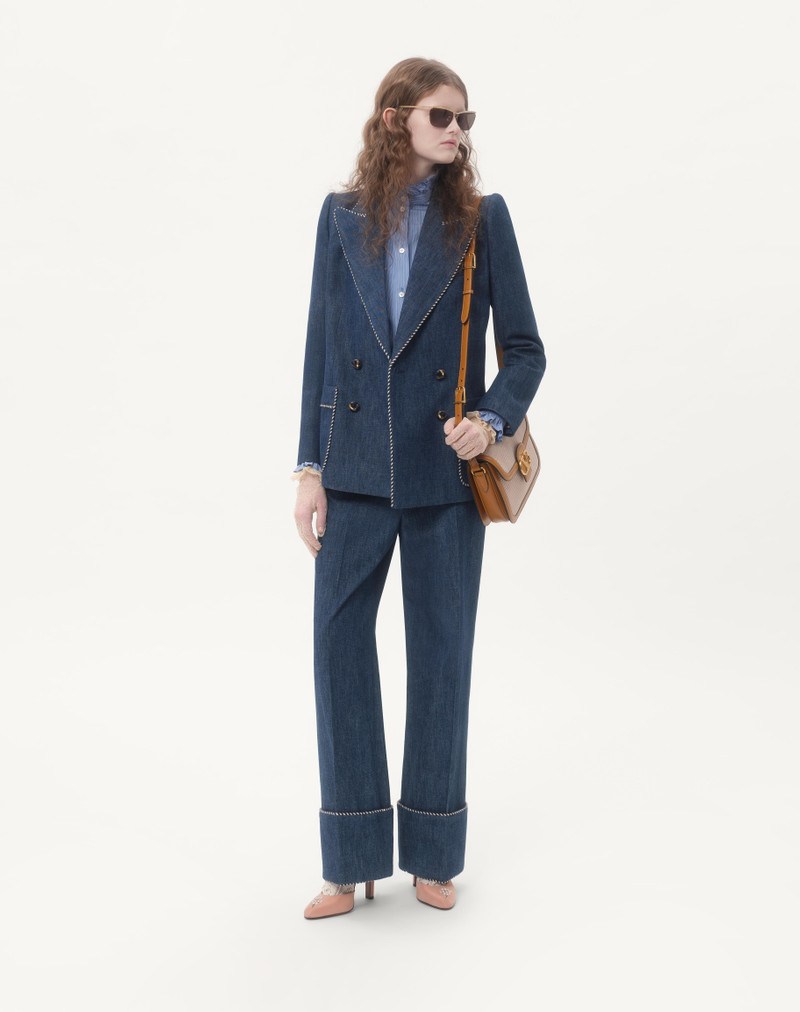 Valentino CHAMBRAY DENIM JACKET outlook