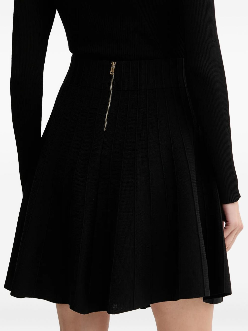 button-detailed mini skirt - 3