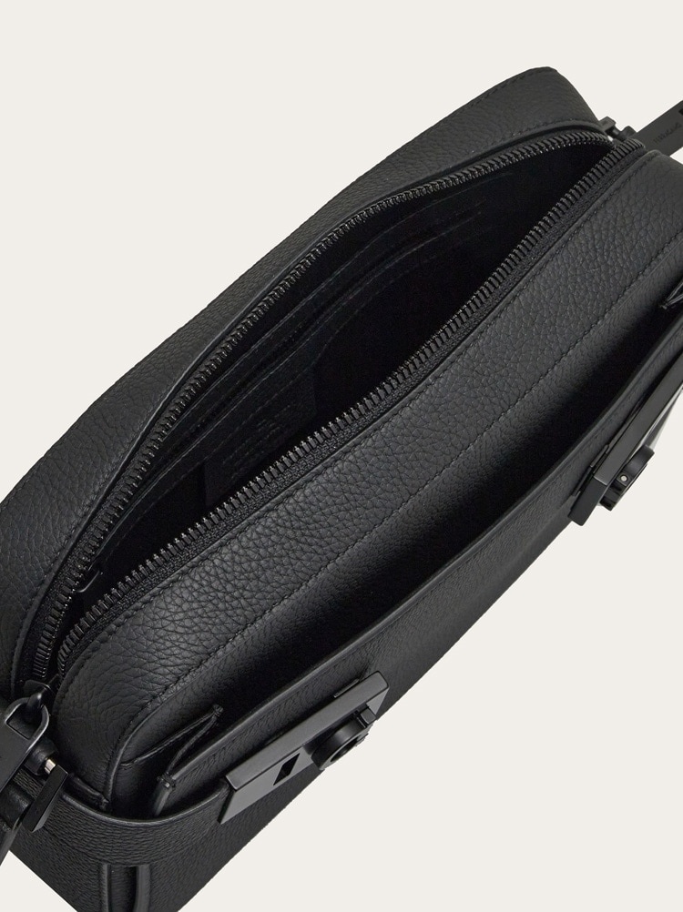 SHOULDER BAG WITH GANCINI BUCKLES - 5