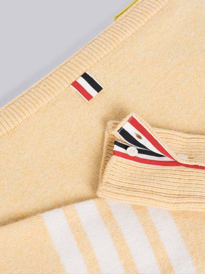 Thom Browne JERSEY STITCH MERINO CREW NECK SWEATER SHELL BAG outlook