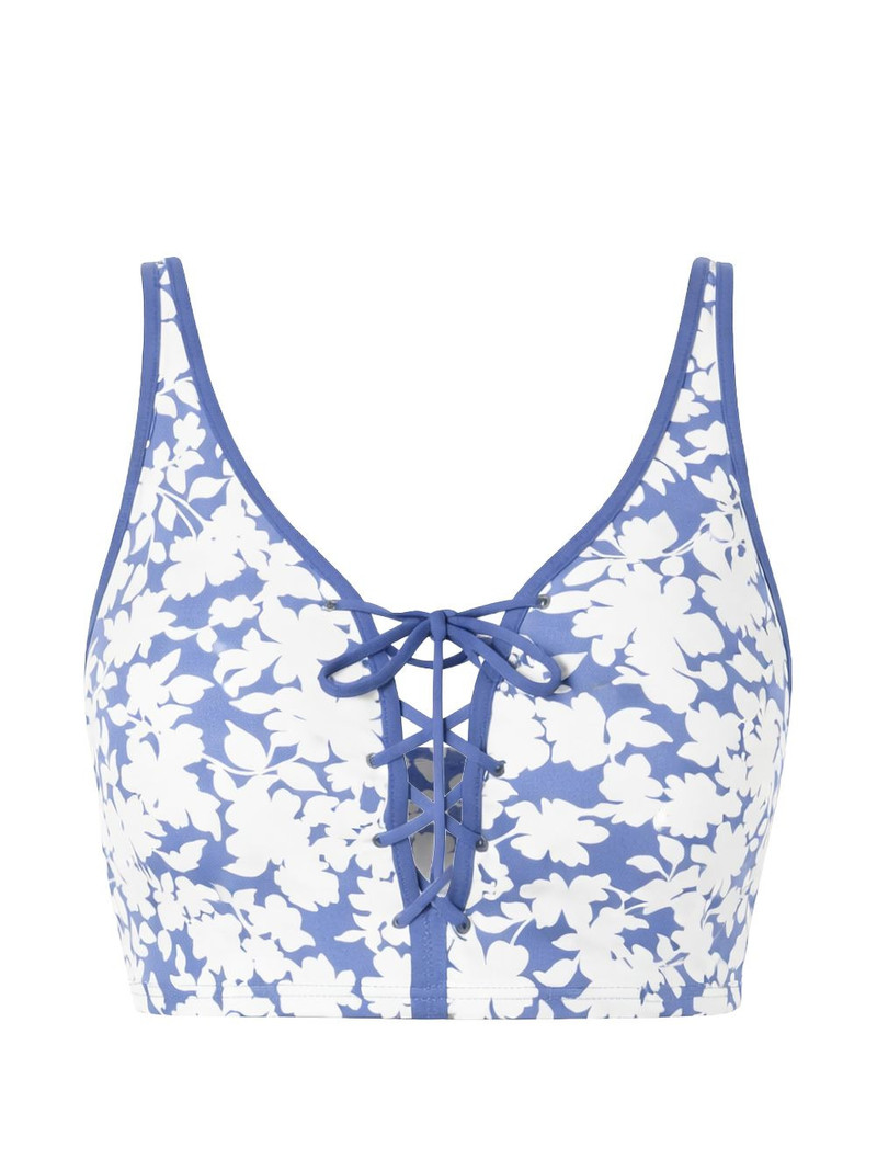 floral-print bikini top 1