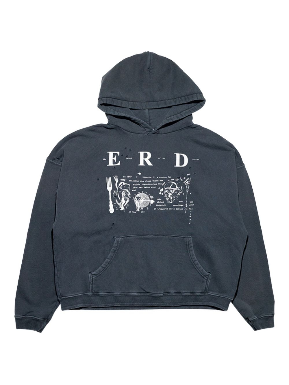 graphic-print hoodie - 1