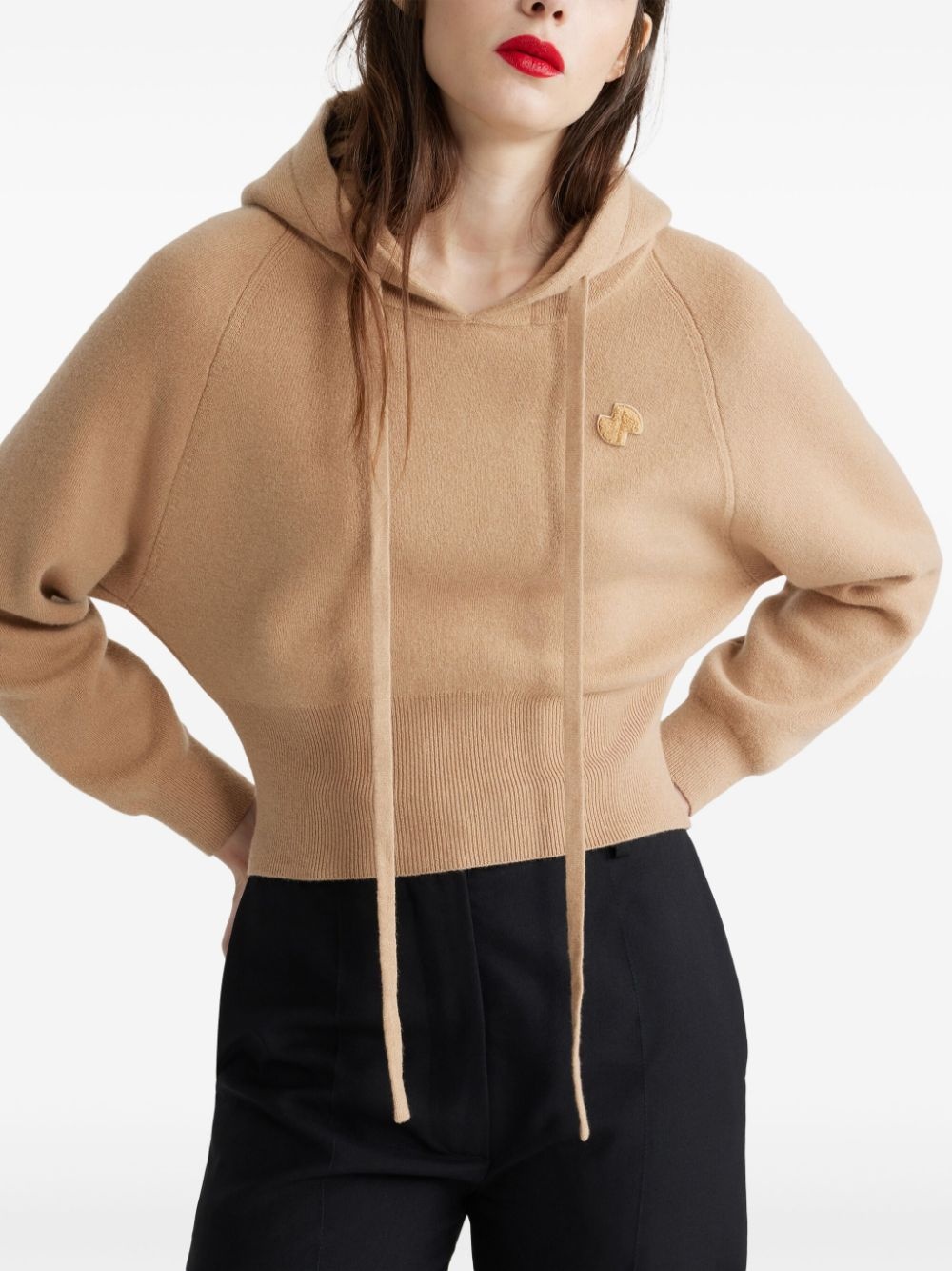 knitted hoodie - 4