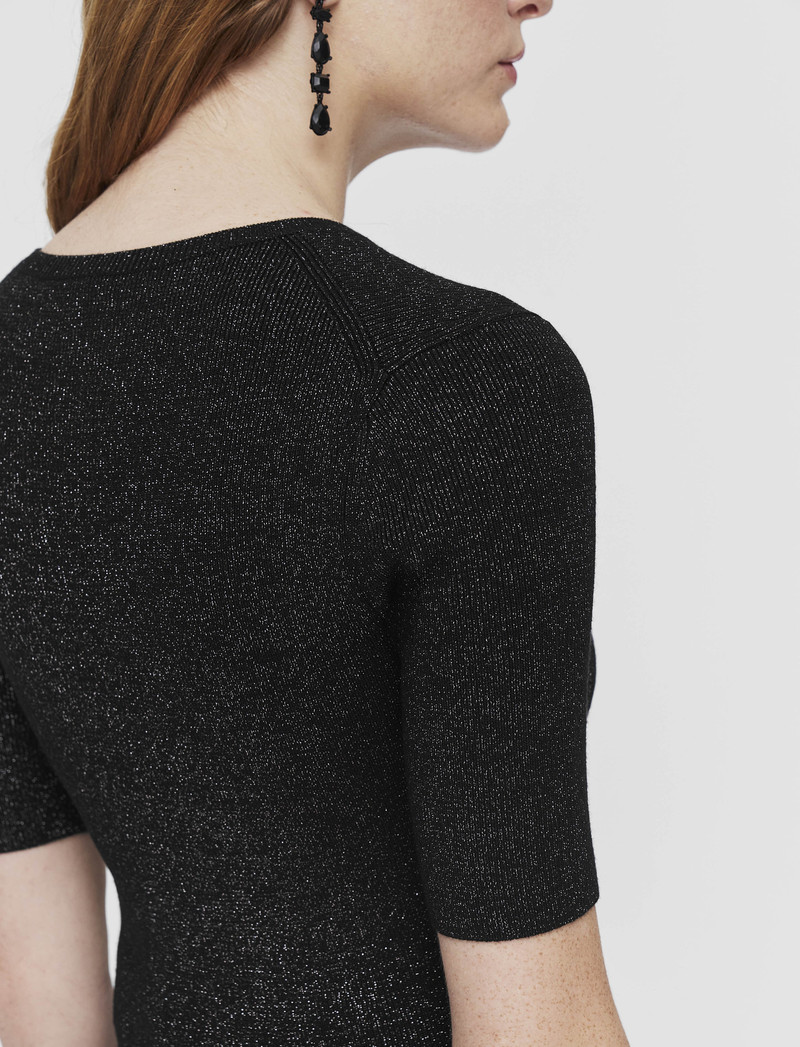 Domat Pleated Lurex Dress 5