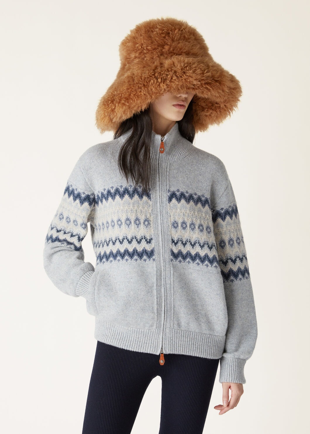 Alpe Pile Bomber Sweater - 4