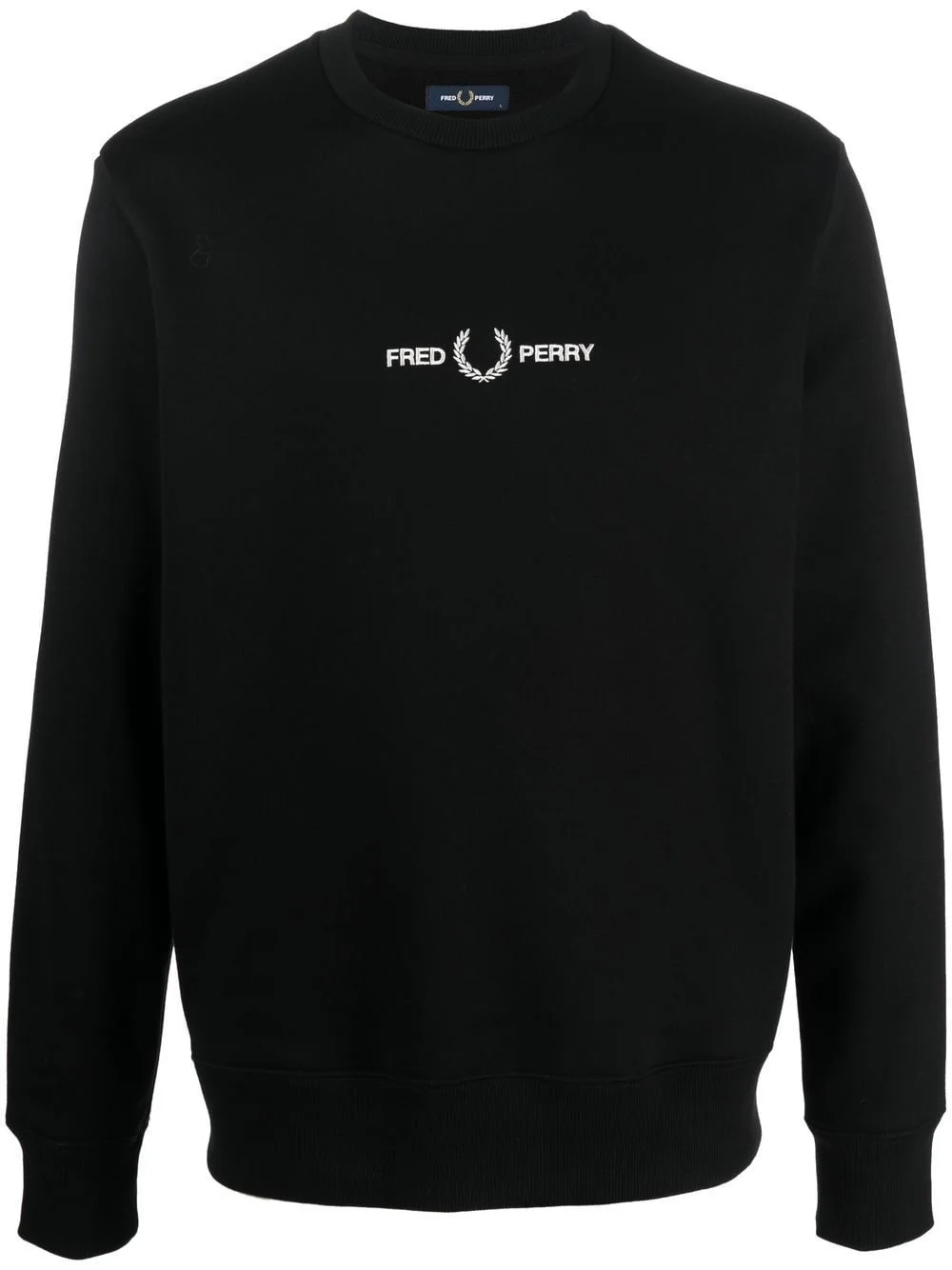 logo-embroidered crew-neck sweatshirt - 1