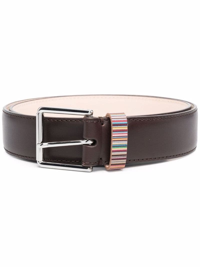 contrast stripe belt - 1