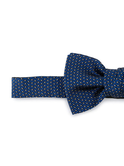 Lanvin geometric triangle bow tie outlook