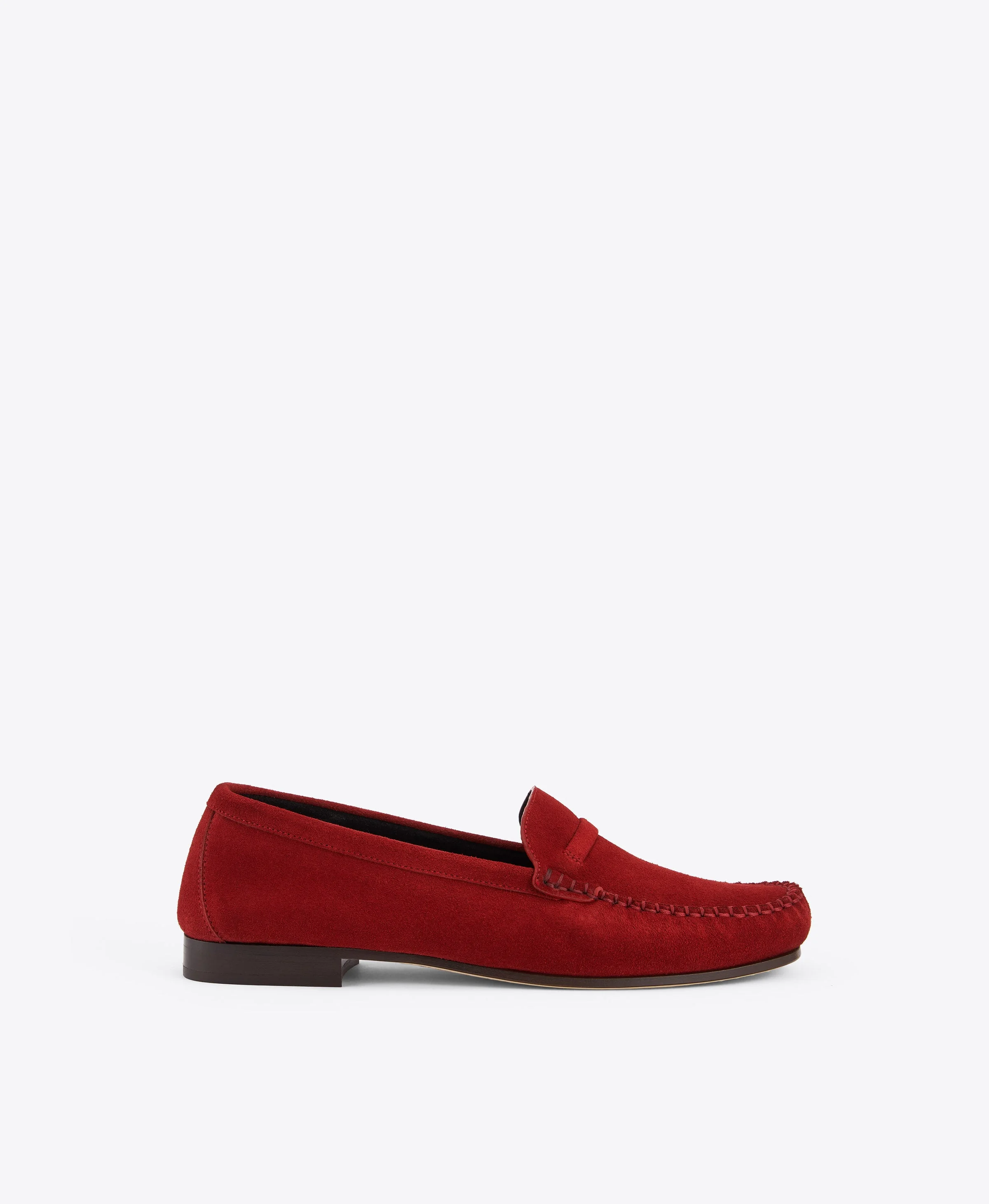 Knightsbridge Red Suede Loafers - 1