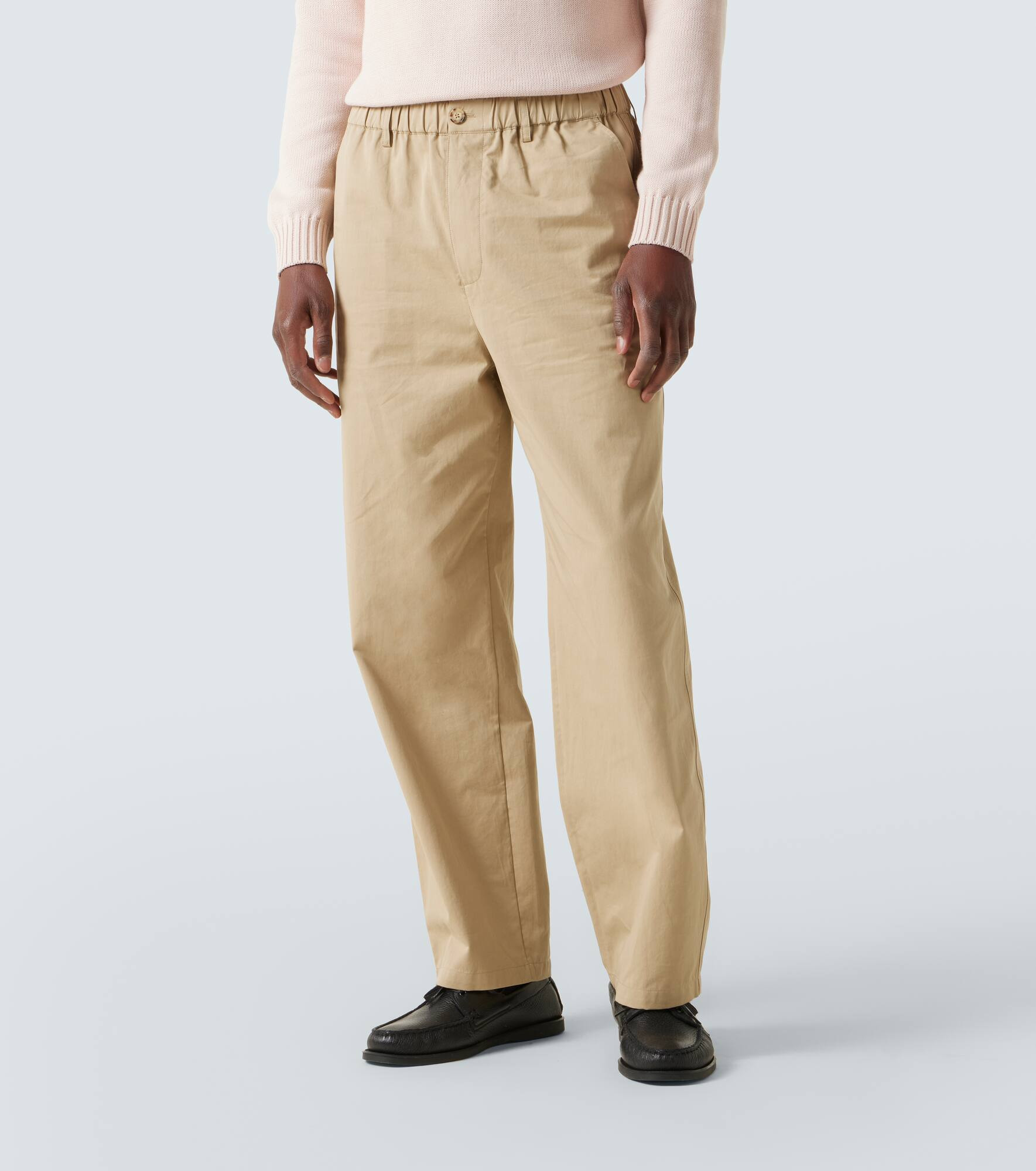 Cotton straight pants - 3