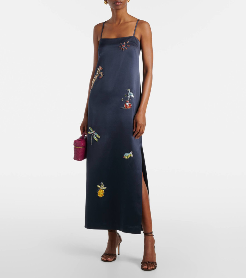 ALÉMAIS x Anouk Colantoni Fontaine slip midi dress outlook
